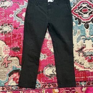Topman Black Chino Pants - Slim Casual Style 36x34